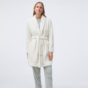 ECRU FLEECE GOWN